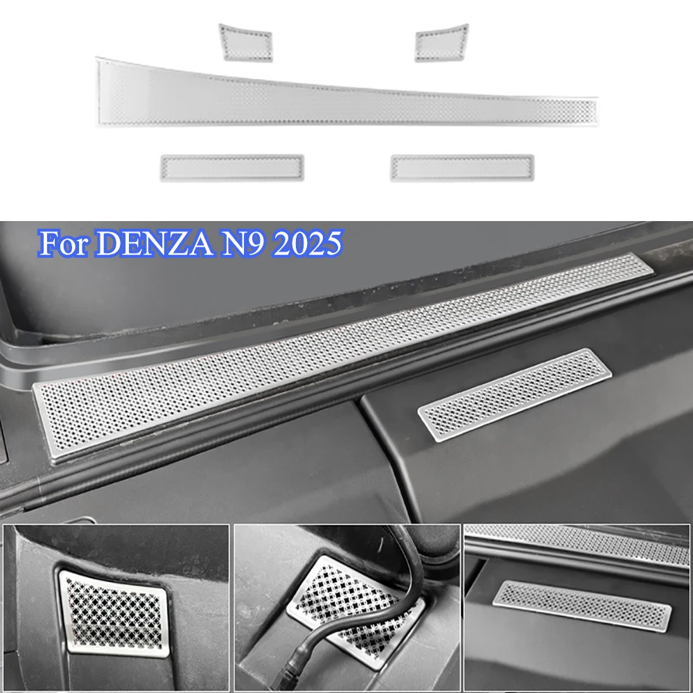 

Для DENZA N9 2025 автомобильный капот, защита от насекомых, сетка, пылезащитная крышка, вентиляционное отверстие двигателя, защитная крышка воздухозаборника, внешние аксессуары