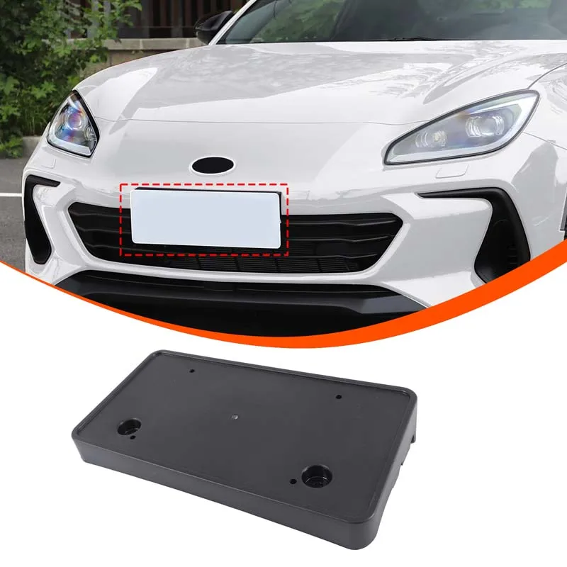 For Subaru BRZ  2022+ front license plate holder front license plate bottom frame license plate fixing bracket ABS (US version)
