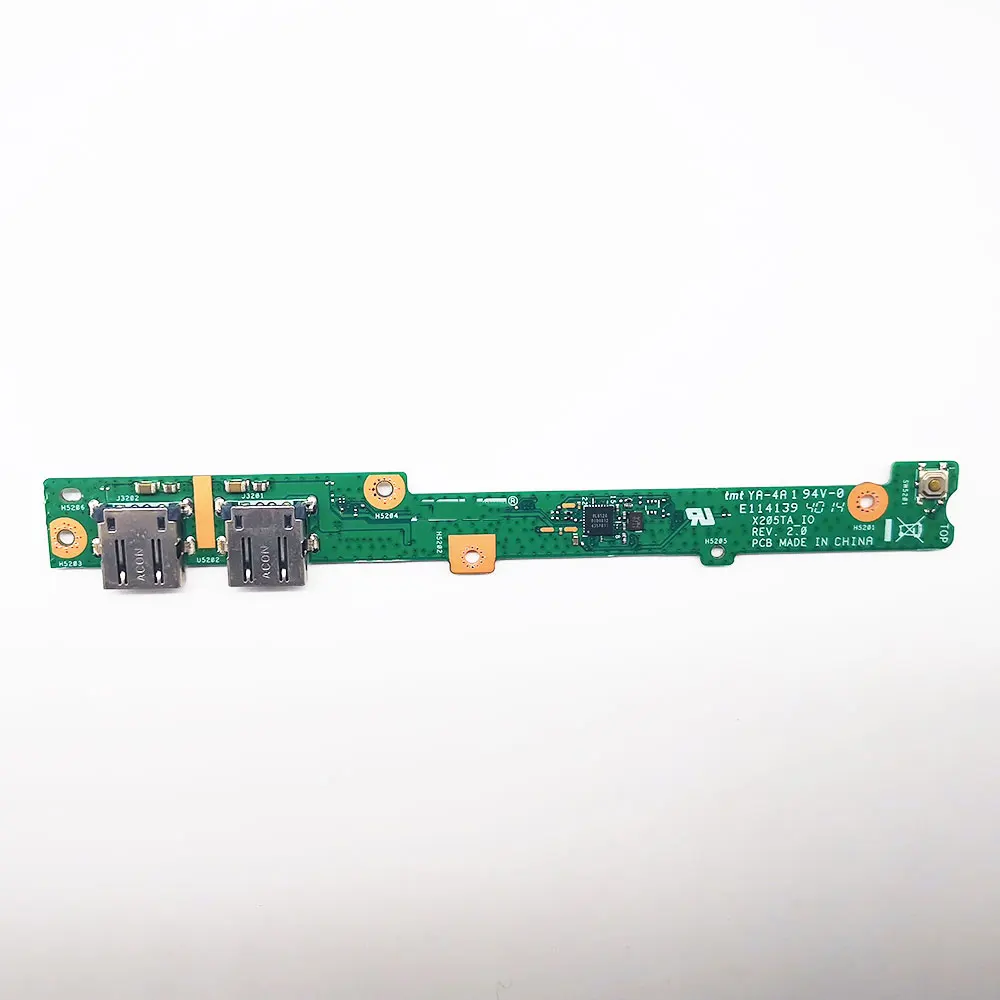 USB Jack board For ASUS X205T X205TA Laptop Power Button Board switch Repairing Accessories