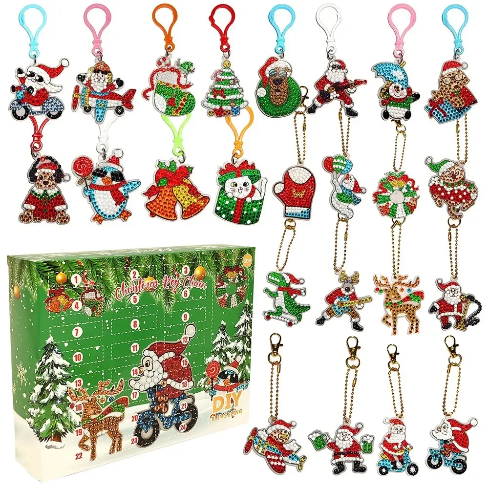 

Creative Christmas DIY Activity 24 Pieces of Christmas Ornament Kits 24 Different Styles Lovely and Attention Grabbing