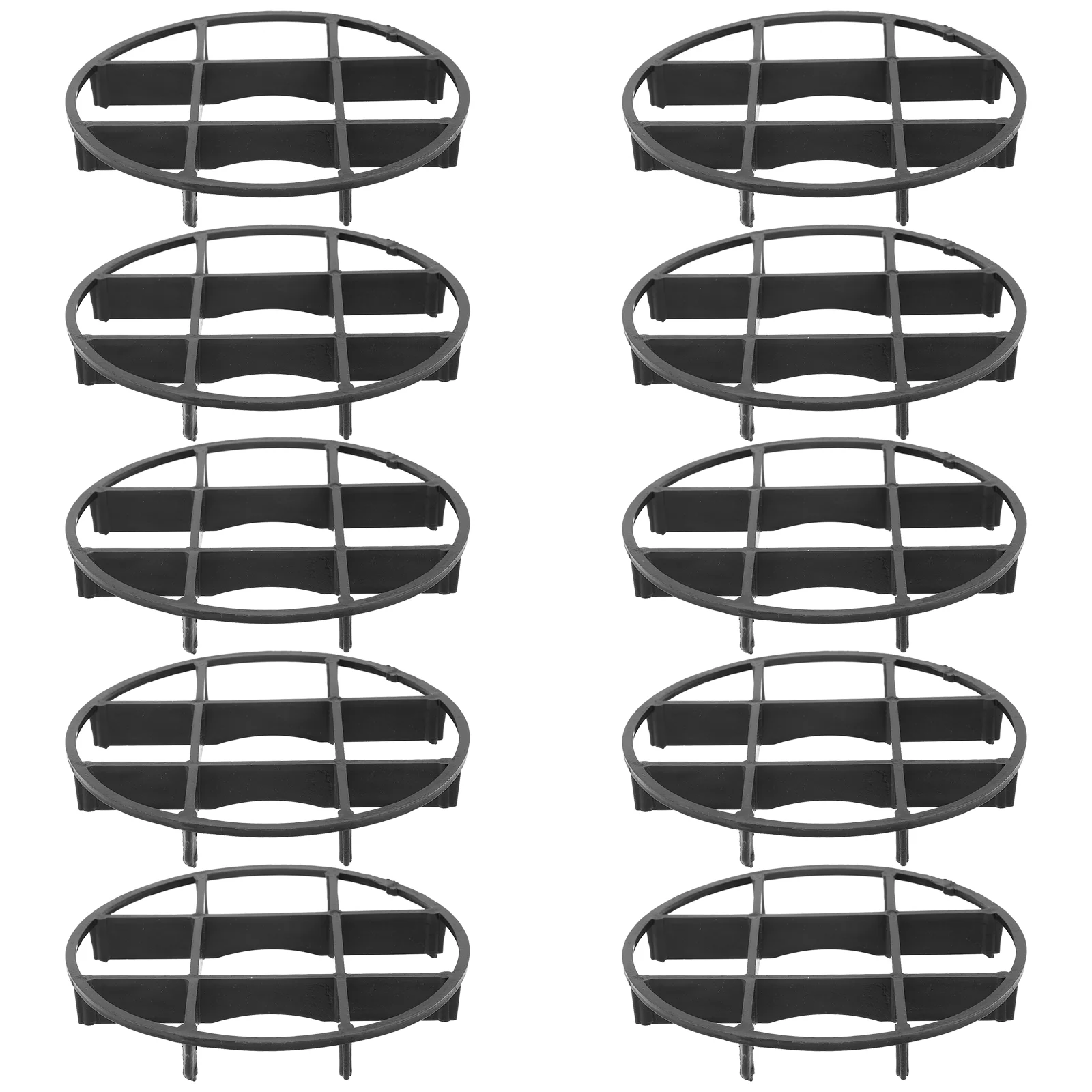 

10 Pcs Pot Mesh Feet Breathable Plastic Pad Filters Planter Mats Flowerpot Accessories Gaskets Accessory Garden for