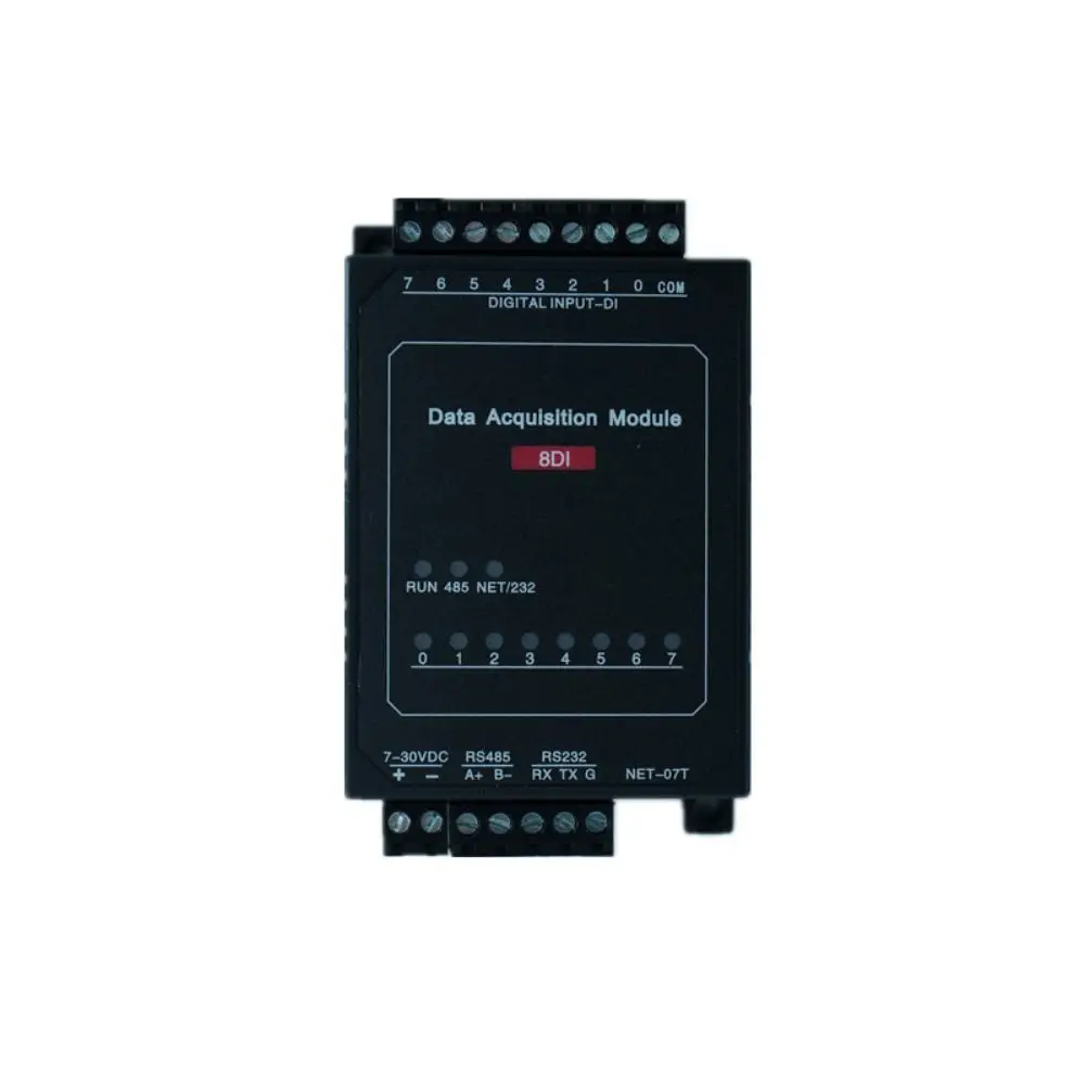 

TCP-507T 8DI Ethernet module industrial acquisition control module ModbusRTU TCP UDP protocol IO unit