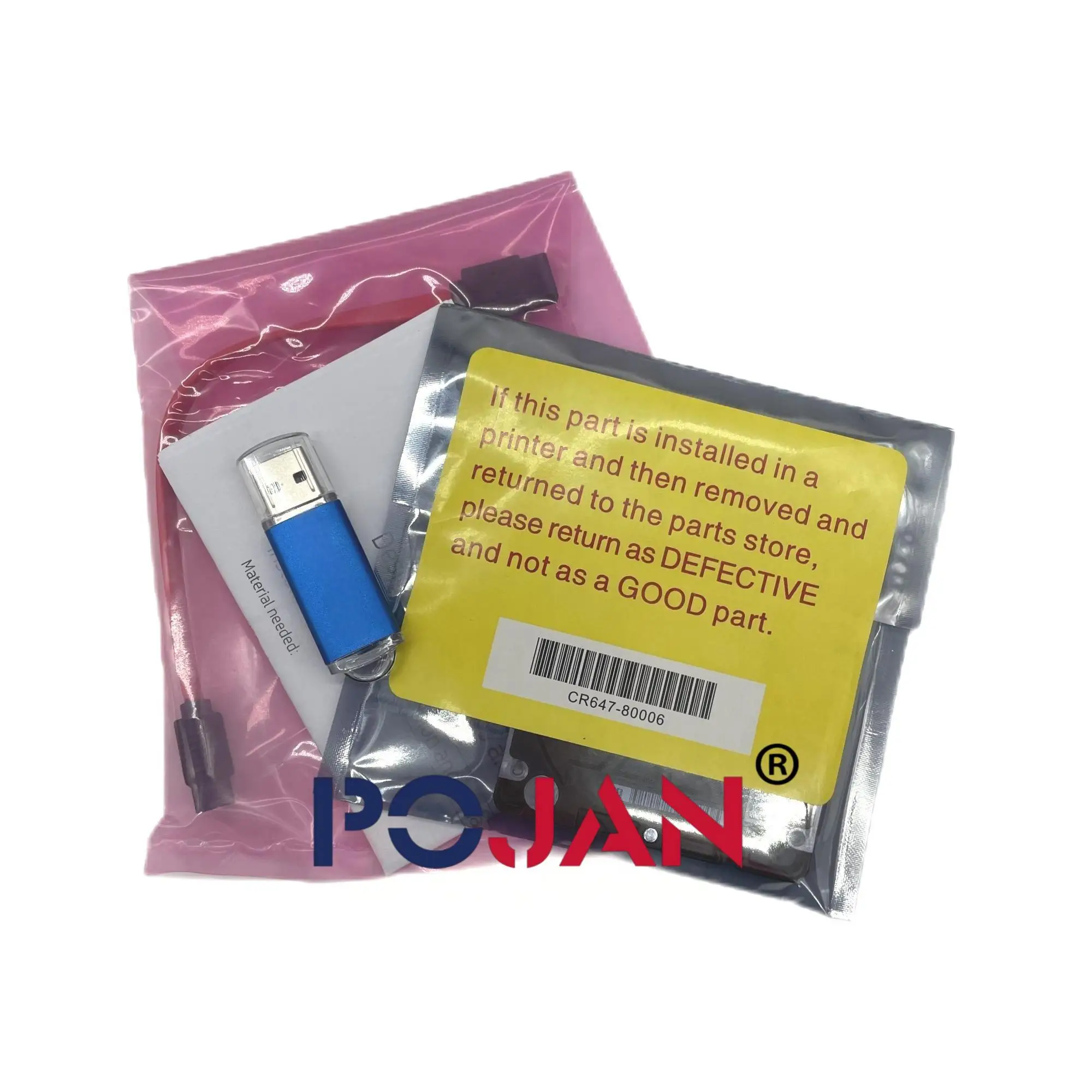 POJAN Hard Disk Drive T8W15-67060 Compatible with DesignJet T1700 T1708 DR 1VD83 1VD84 1VD87 1VD88 W6B55-67003 HDD W/Firmware