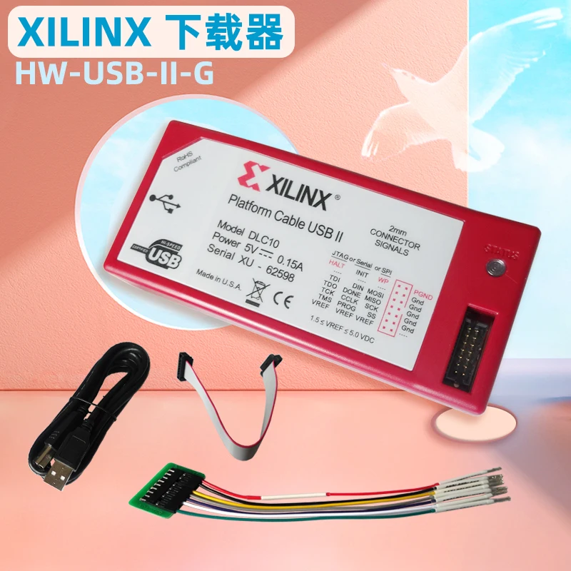 Xilinx Downloader Hw-usb-ii-g Xilinx Dlc10 Platform Cable USB JTAG Cable