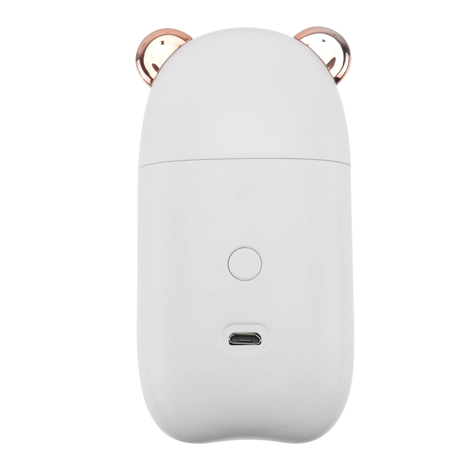 

Portable Nano Facial Mister Skin Humidifier Handheld USB White ABS Material Vacuum Plating Easy Clean Carry Car Office