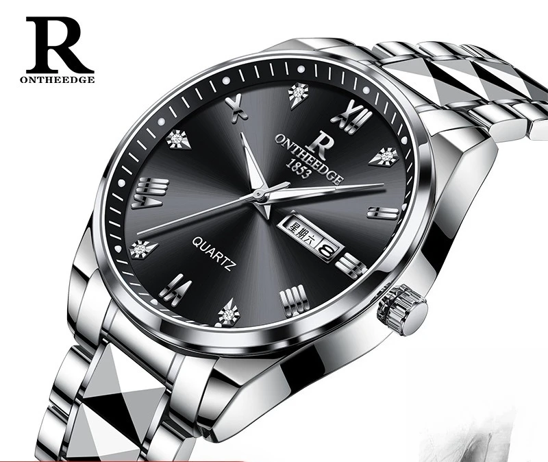 

Fashion Men’s Quartz Watch, Large Dial, Minimalist Design, Stylish Business Casual Wristwatch for Him
