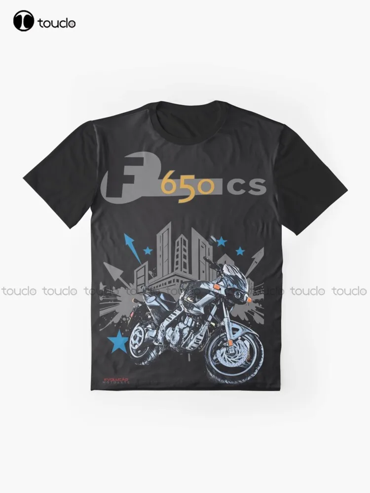 F650Cs 2001 City Chopper, Bikers, Dirt Bike, Cafe Racer, Motorbike, Motorcycles Graphic T-Shirt Funny Art Streetwear Cartoon Tee