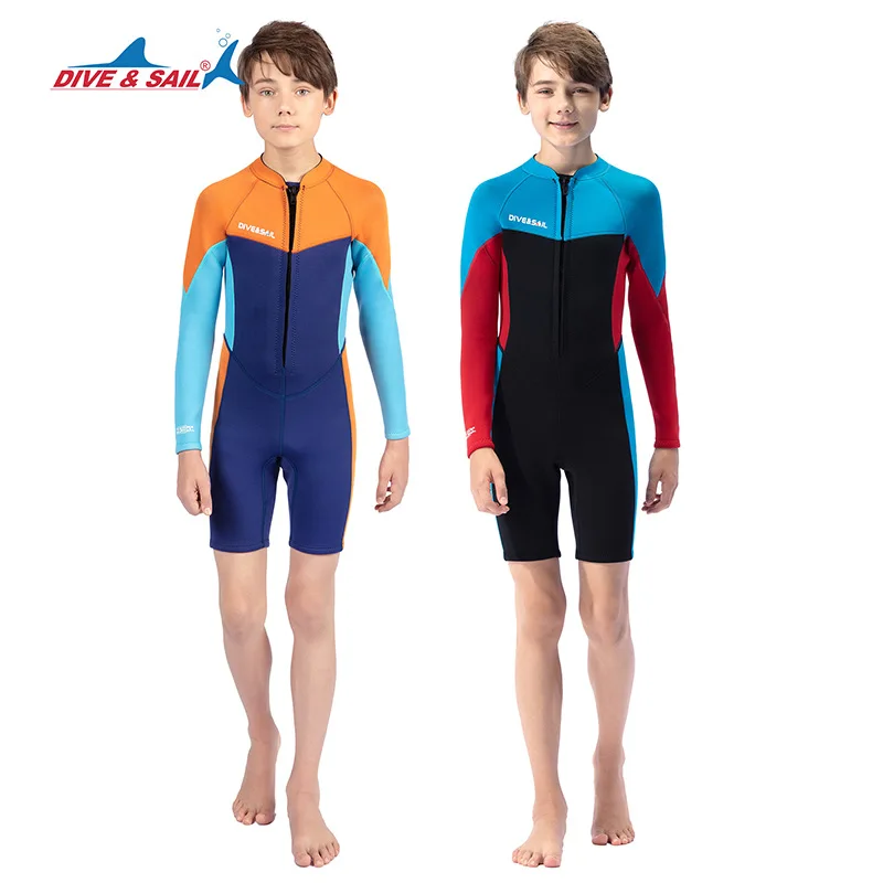 new-youth-wetsuit-warm-25mm-one-piece-cold-proof-wetsuit-men's-swimming-surfing-jellyfish-snorkeling-suit