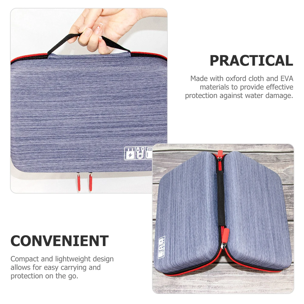 

USB Data Cable Storage Bag Travel Pouch Waterproof Oxford Cloth Small Electronics