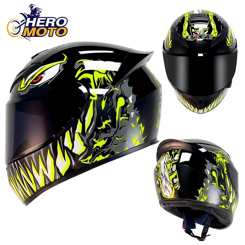 

Men's Motorcycle Helmet Full Face Motorbike Helmets Anti-Fall Motocross Helmet Motorcycle Protective Equipment Wear-Resistant