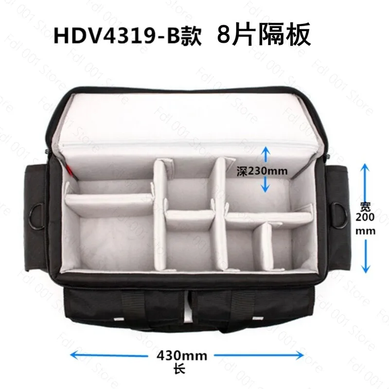 Professional single-shoulder portable photography bag, shockproof DSLR camera, large capacity