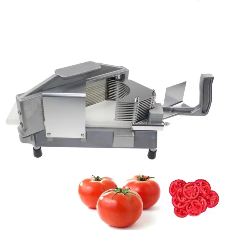 Stainless Steel Manual Tomato Slicer Vegetable Fruit Slicer Restaurant Food Vegetable Cutting Machine for Onion Banana