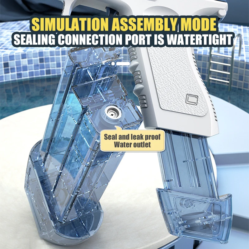 مسدس مياه محمول باليد للأطفال في الهواء الطلق ، ألعاب صيفية بدون بطارية ، أنشطة الوالدين والطفل