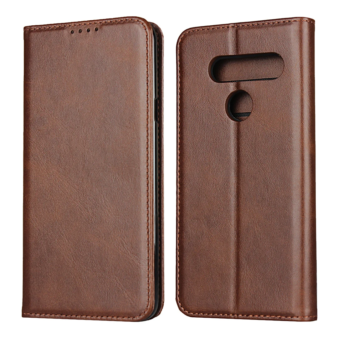 Leather case for LG V40 ThinQ V405 Flip case card holder Holster Magnetic attraction Cover Case Wallet Case
