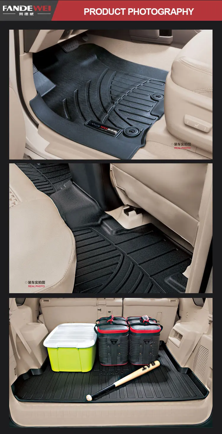 Tappetino per auto resistente all'usura per tappeti impermeabili TOYOTA YARIS E