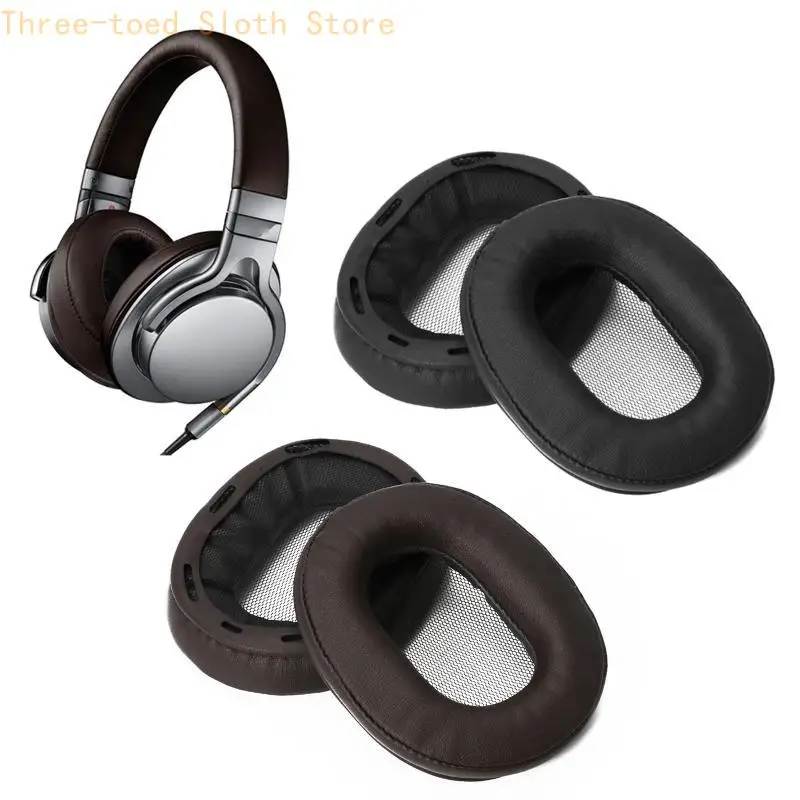 MDR-1R MK2에 대한 Earmuff 쿠션 1RBT 1RBT 1ADAC MDR-1A 1ABT 단백질 소프트 가죽 E74A