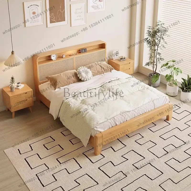 ld Wooden Bedroom Bed  Luxury Modern   Double Floor Design Princess Bed Sleeping Letto Matrimoniale Trendy Furniture