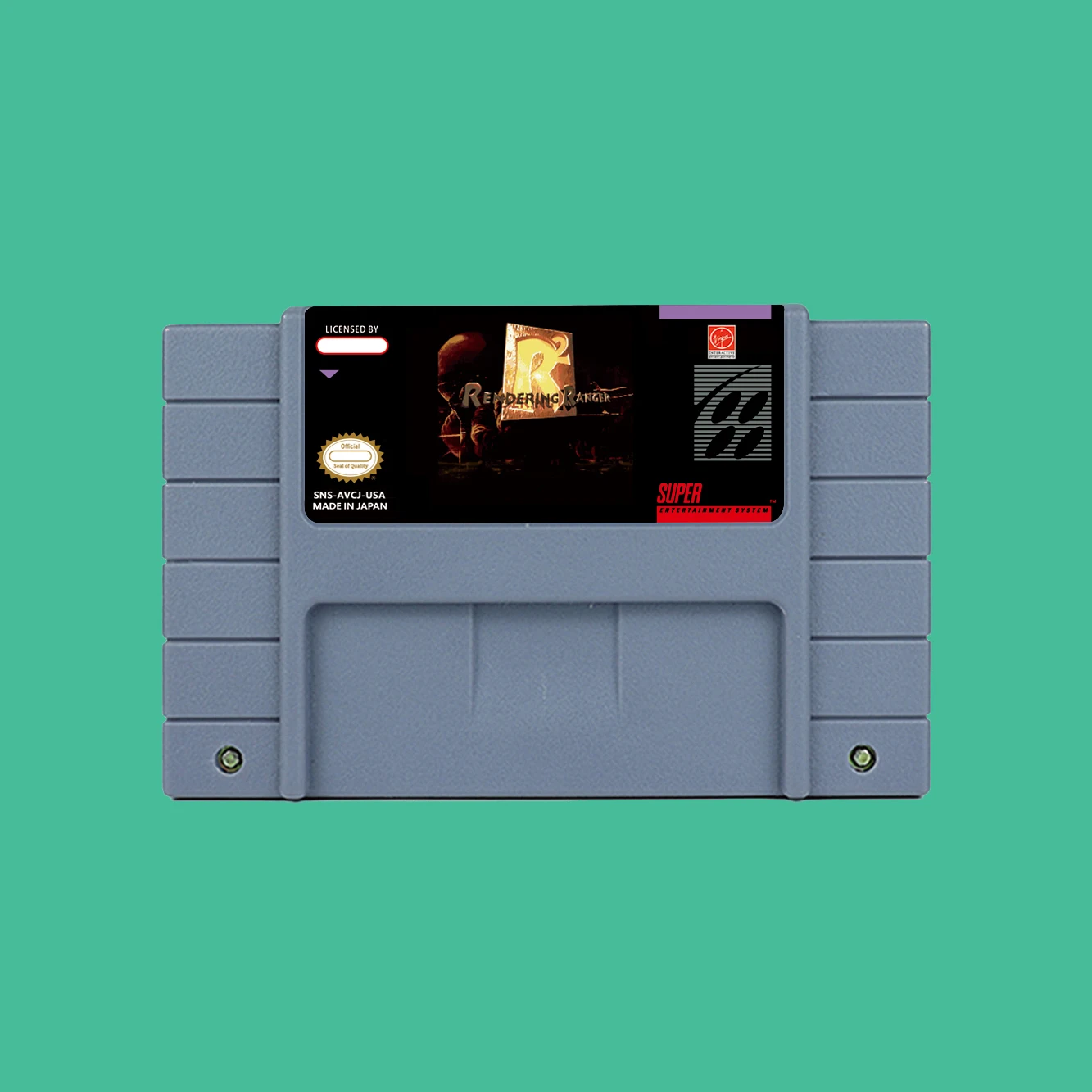 Экшн-игра для Rendering Ranger R2 — картридж в версии для США или Европы, доступен для игровых консолей SNES