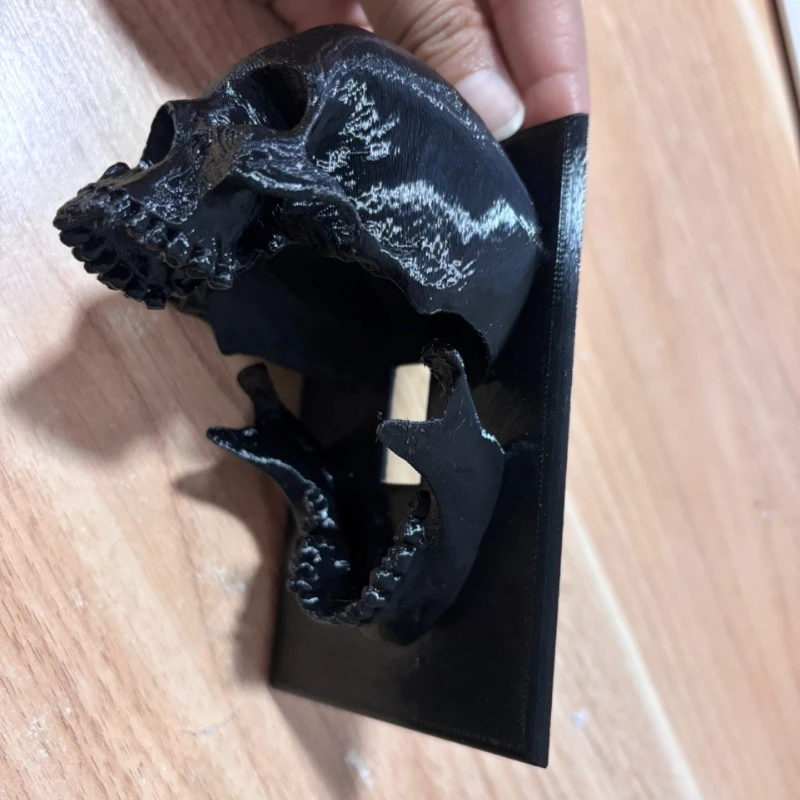 3D Printed Skull Light Switch Cover - Skull Wall Control Panel, Easy To Screw in Installation, Gothic and Halloween Decorations - view 5
