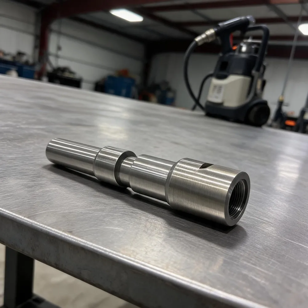 Stainless Steel Foam Lance for Pressure Washers Enabling Effective Dirt Breakdown on Cars Patios Fences and Concrete Areas