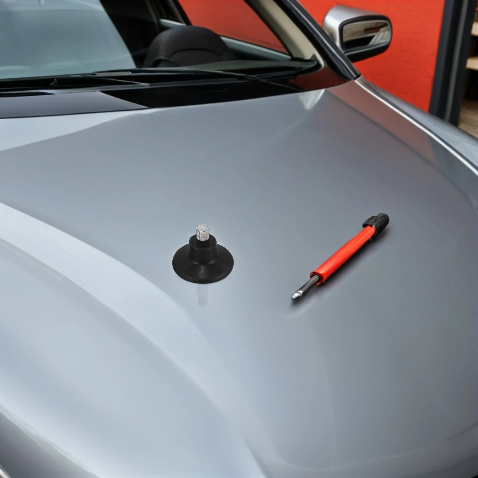 

2Pcs Car Suction Cup Dent Remover Powerful Auto Dent Removal Kit for Metal Plastic Surfaces Safe Paint Protection Slide Hammer