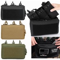 Tactical Charger Holder 5.56/.223 Magazine Pouch for M4 M16 AK Rifle Mag Magazine Holder Molle EDC Admin Pouch Triple Mag Pouch