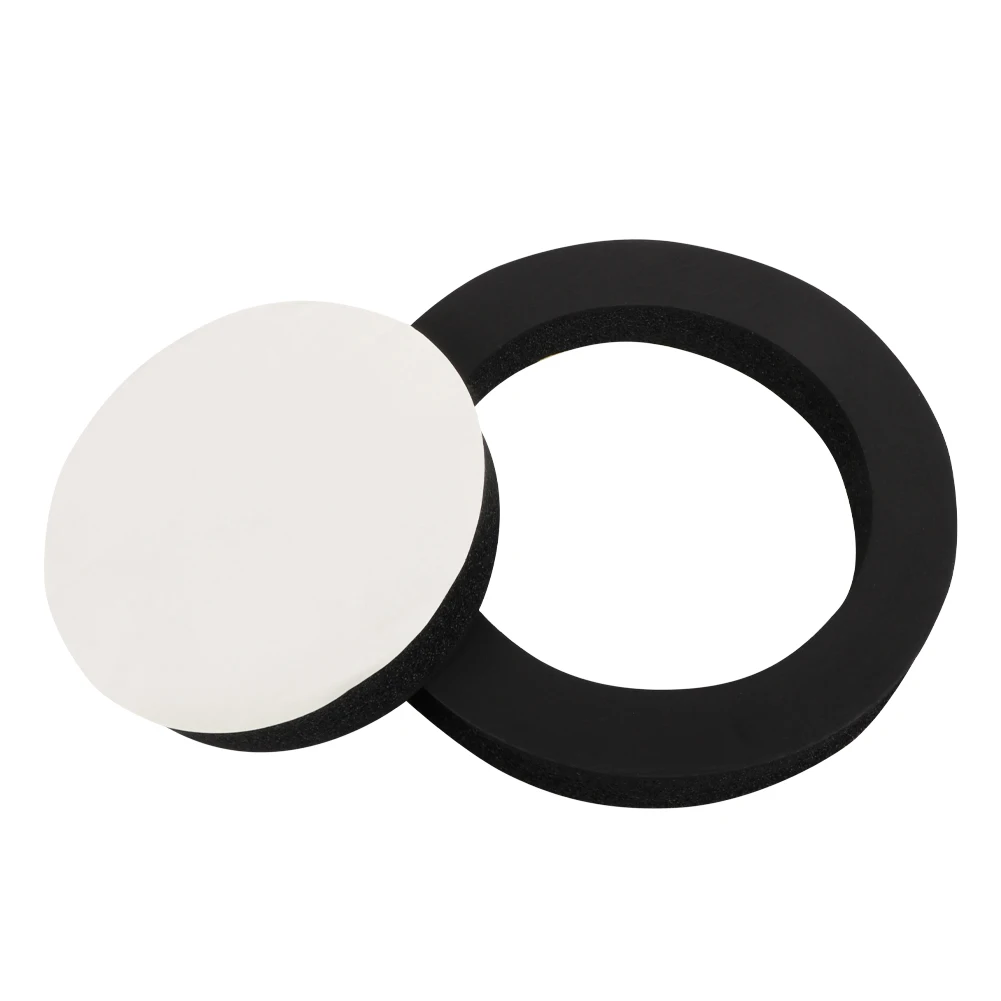 4pcs 6.5" Car Door Soundproof Cotton Speaker Bass Ring Foam Woofer Pad Noise Sound Insulation ring Accessories image 4