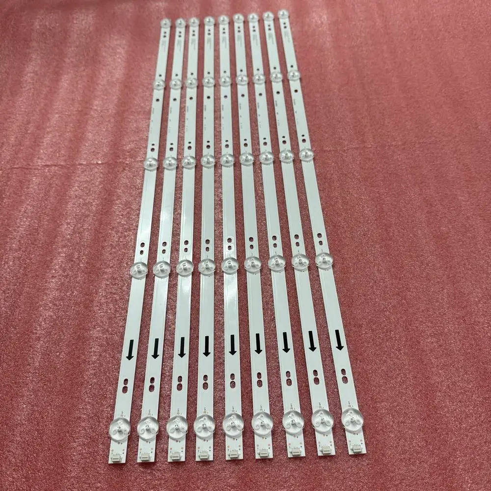 

9 шт./компл. светодиодная лента подсветки для Evl 58evls4 Hyundai Hyled5808W4Km Hyled5808 JS-JP58A71051ER.105L R72-58D04-007