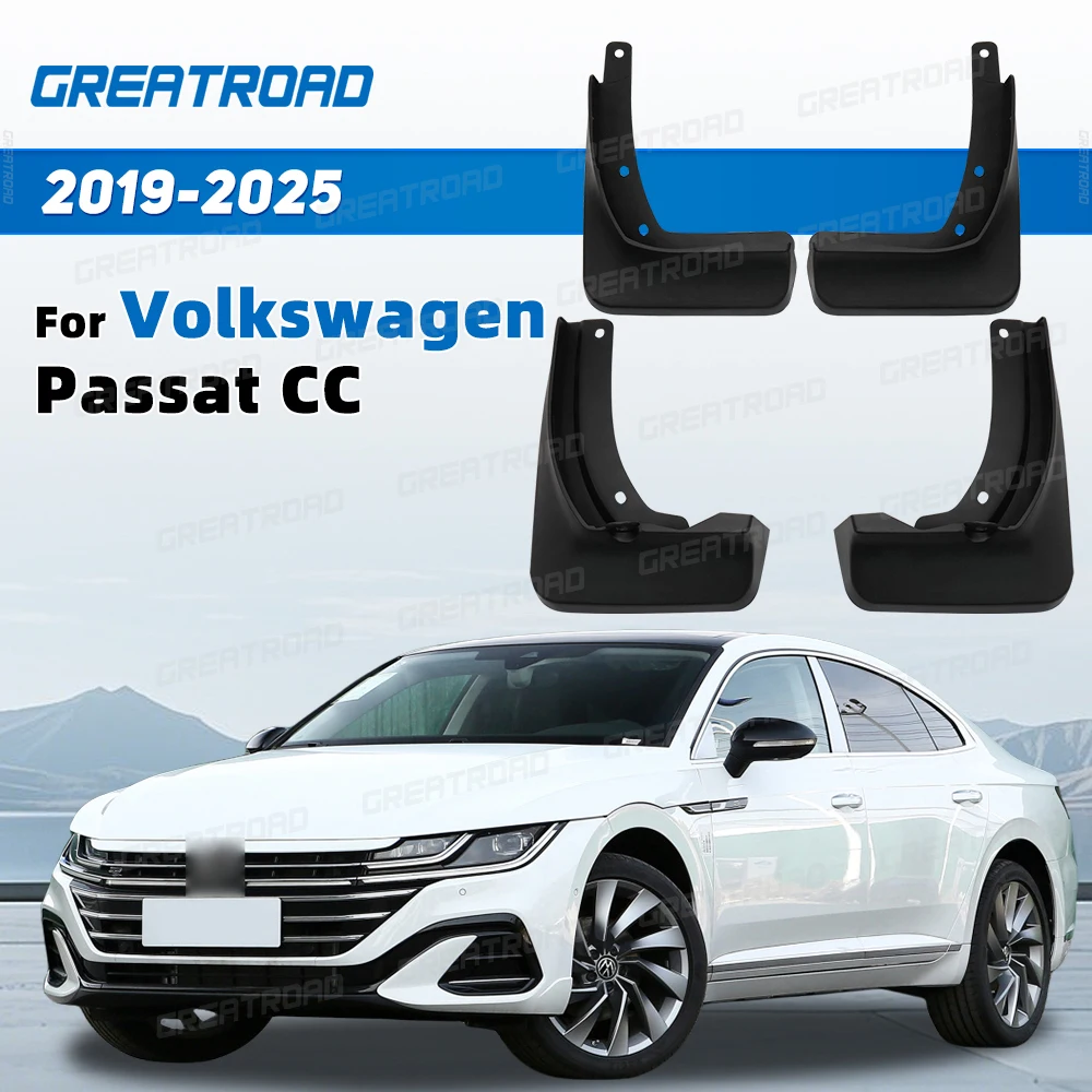 

For Volkswagen VW Passat CC 2019-2025 2021 2022 2023 2024 Fender Mudflaps Splash Guards Mudguards Mud Flaps car Accessories