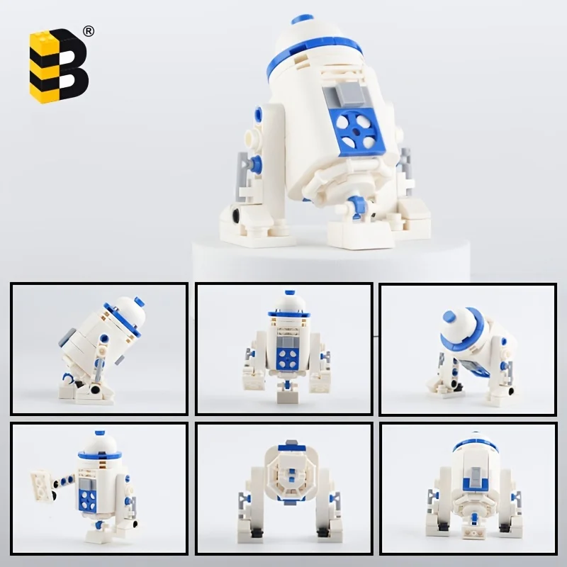 100+pcs Building Block Kit Toy R2 Robot toy Gift Science fiction series children adult happy gift