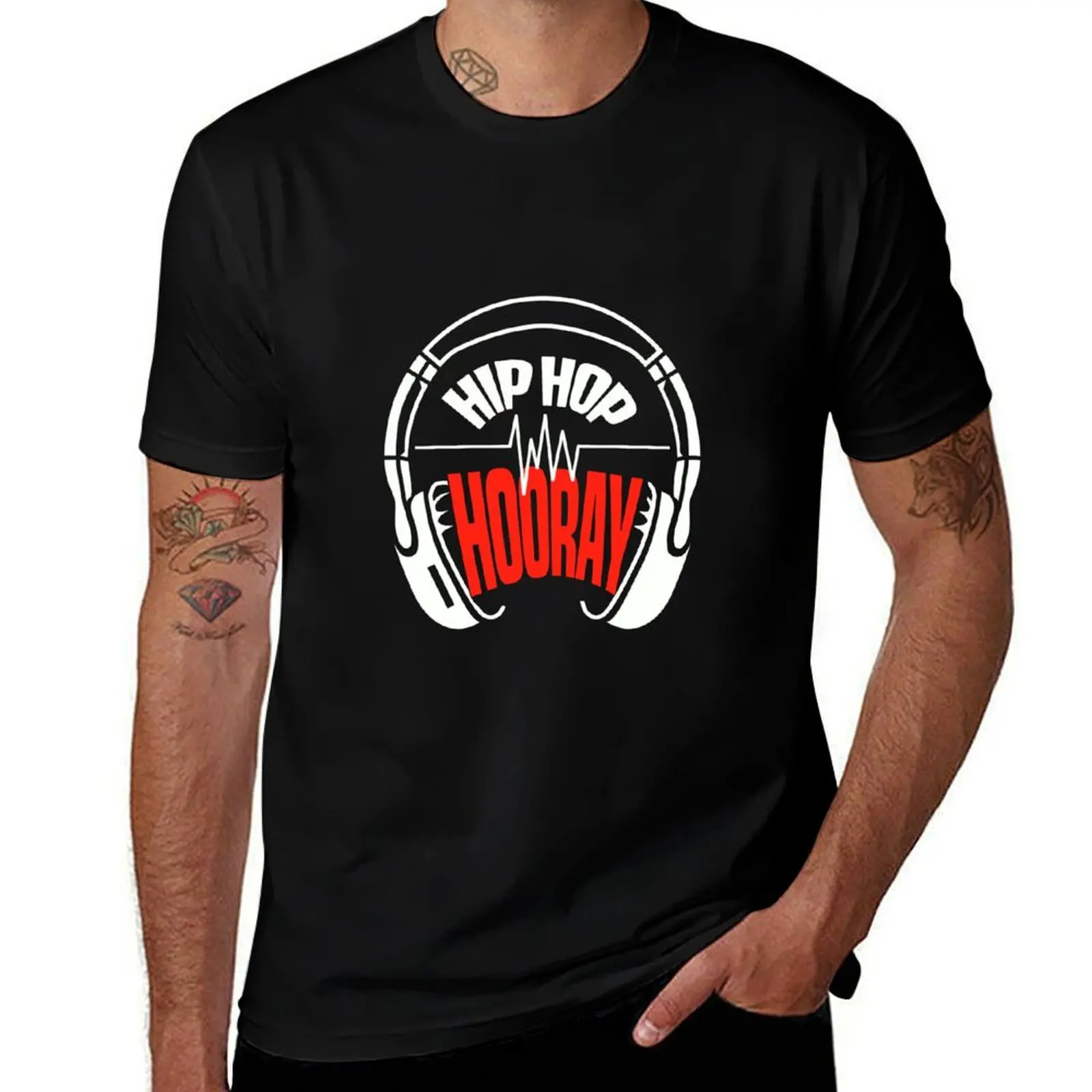 

Hip Hop Hooray T-Shirt boys whites for a boy hippie clothes black t-shirts for men