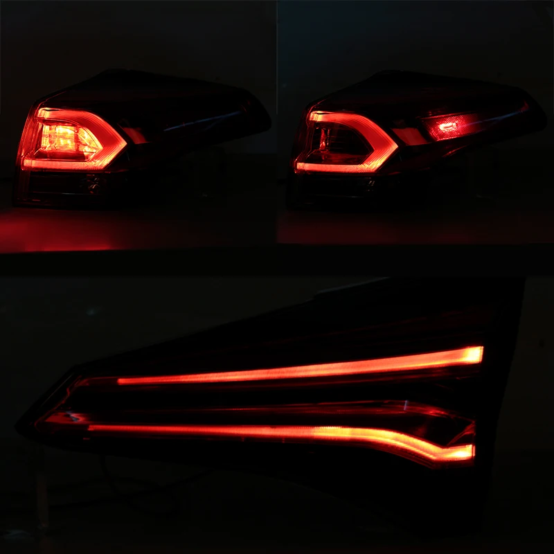 For TOYOTA RAV4 2016 2017 2018 LED Tail Light Lamp Rear Light Brake Light Turn Signal Lamp Reversing Lamp With Bulb US Version