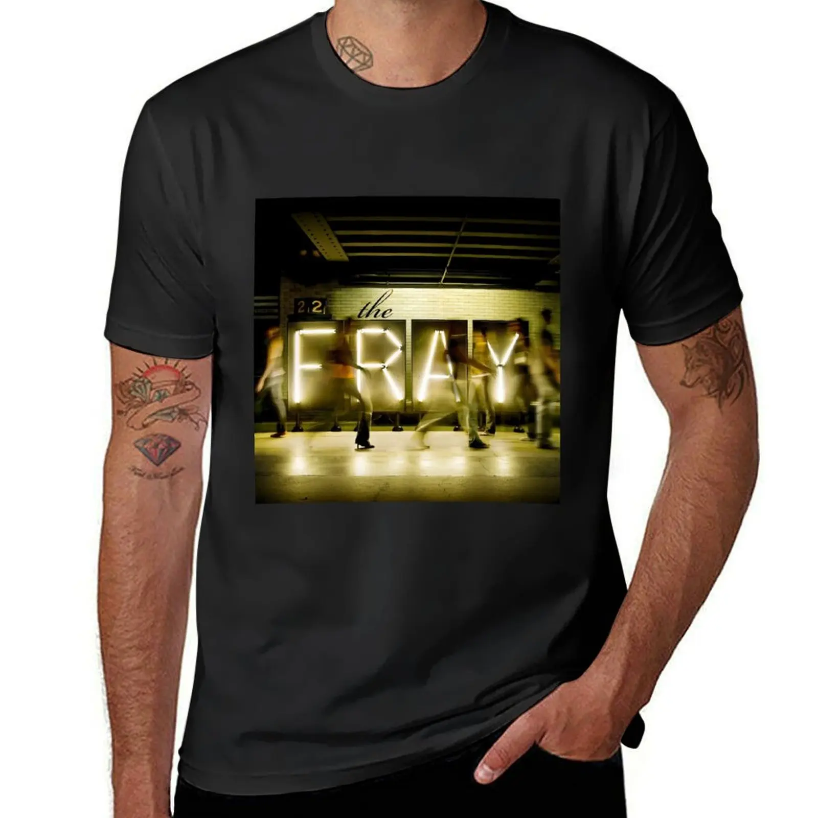 

SANDY01 The Fray Tour 2016 T-Shirt boys whites aesthetic clothes topping graphics cotton t shirt men