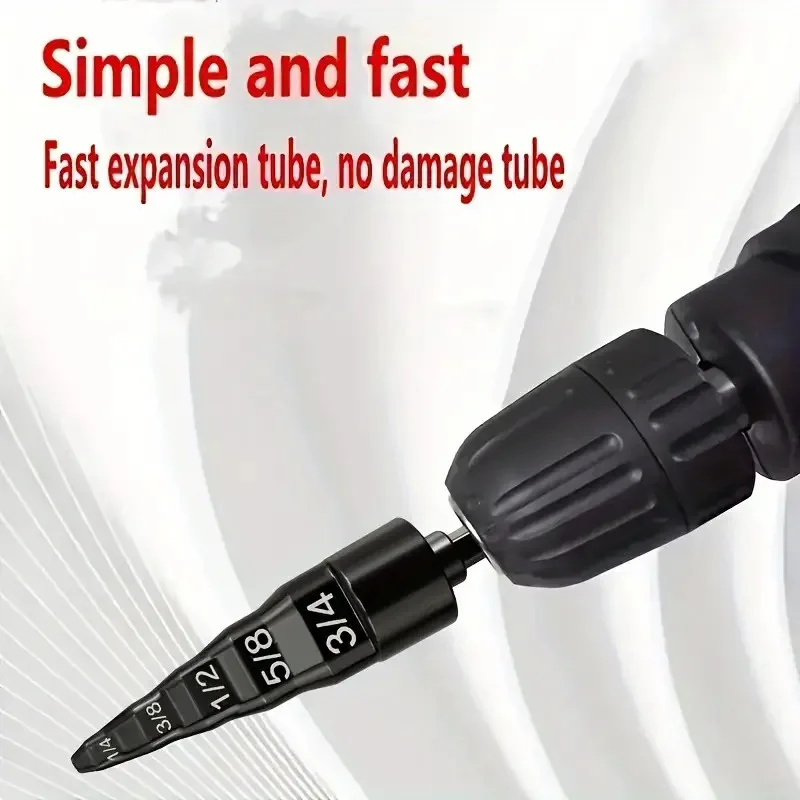 1 szt. Rozszerzak do rur miedzianych klimatyzacji 5 w 1, wiertło, nie wymaga częstego wymiany bitów, idealny do zastosowań przemysłowych.