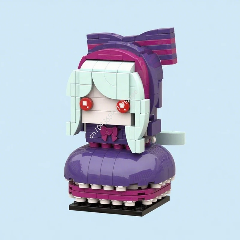 

294 шт. MOC Shalltear Bloodfallen Overlordes Brickheadz строительные блоки Рождественский подарок для взрослых дружелюбный комплект для сборки своими руками идеально