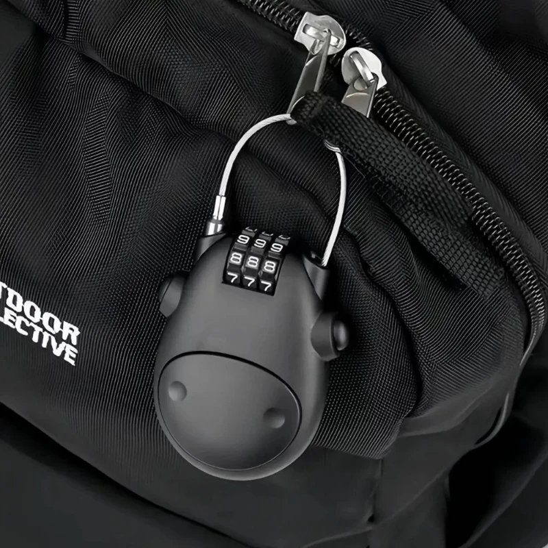 Candado de Cable de Acero para Motocicleta, Candado de Cable con Contraseña de 4 Dígitos para Casco de Bicicleta, Tanque de Combustible, Antirrobo