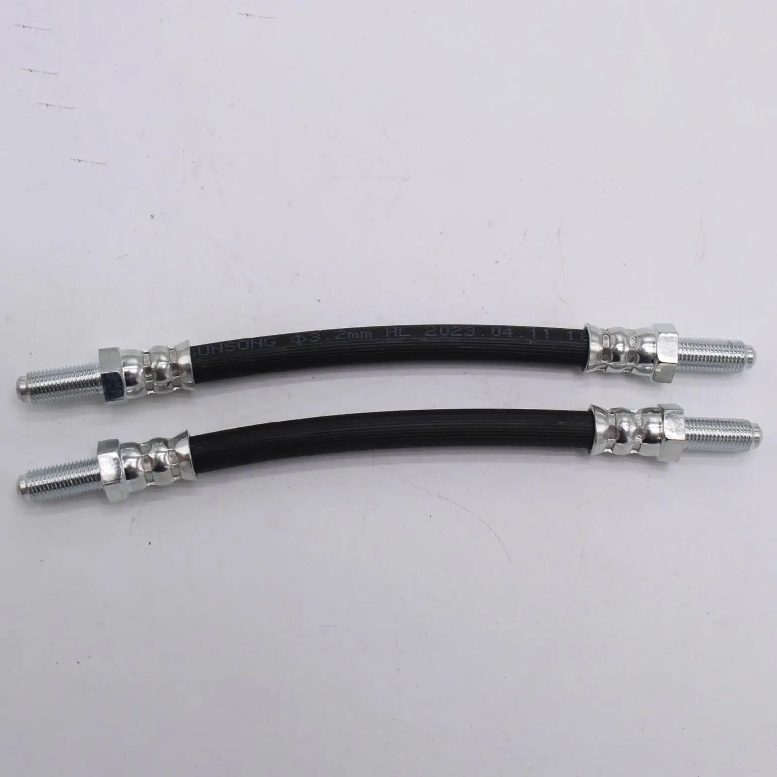 2 Pieces Car Rear Brake Hoses Flexible Brake Line Gbh250 High Reliability Wear Resistant Repair Part Replaces Brake Tube Set