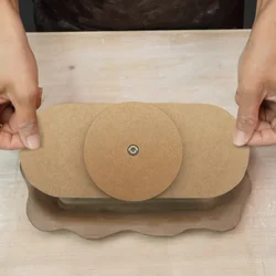Double-deck Ceramic Plate Clay Plate Forming Mold Auxiliary Tools Density Board DIY Pottery Handicrafts Round/oval Forming Molds