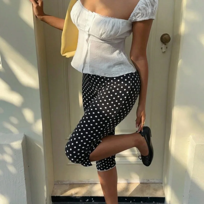 2026 Summer Polka Dot Fashion Women's Shorts