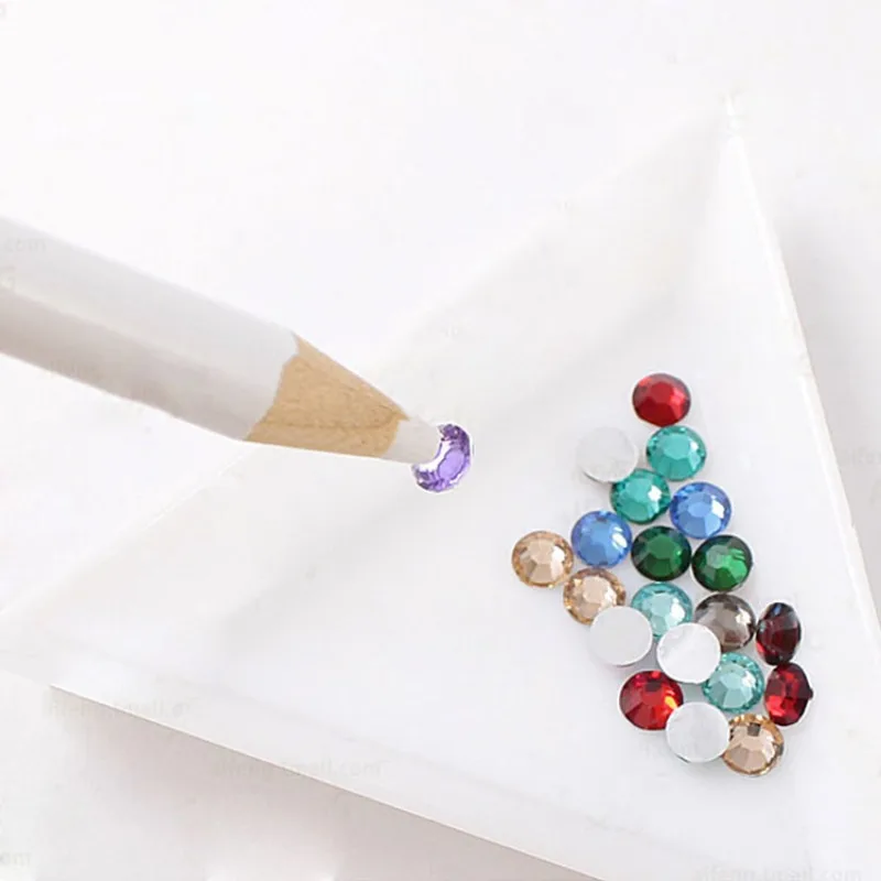 Crayon à points en strass pour cueilleur d'ongles, 5/10 pièces, bricolage, cueillette de pierres, gemmes en cristal, cire, stylo en bois, décoration pour Nail Art également