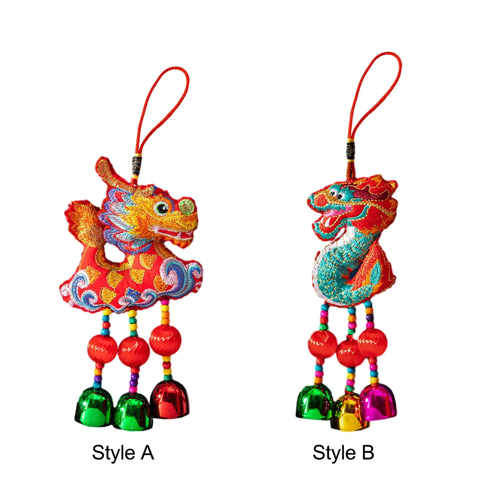 

Wind Chime Pendant for New Year Celebration 2024 Dragon Theme Living Room Decor