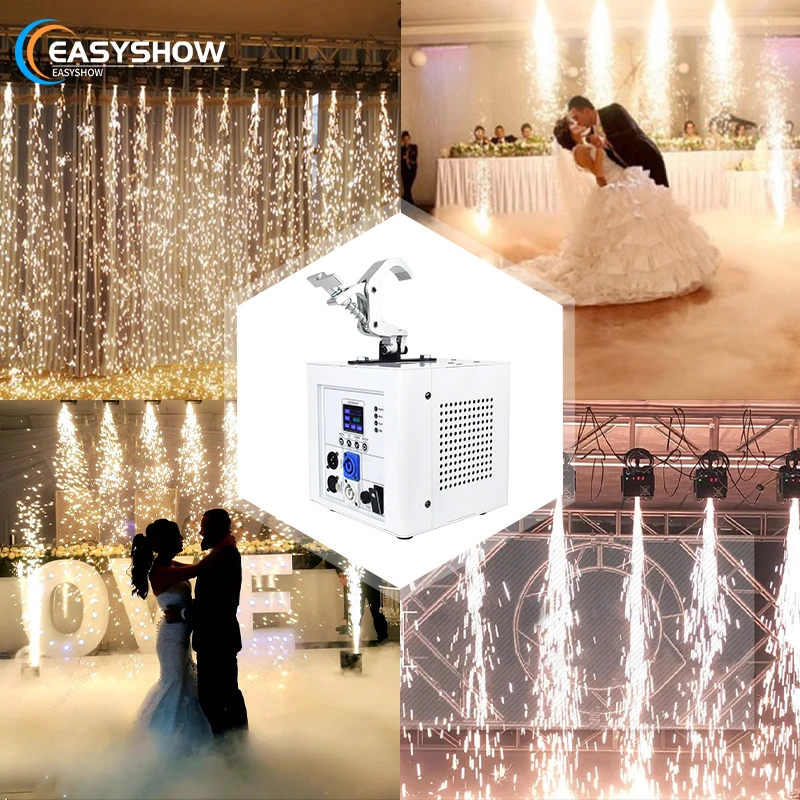 Spray Down Firework Waterfall Sparkler Cold Spark Fountain Machine с дистанционным управлением