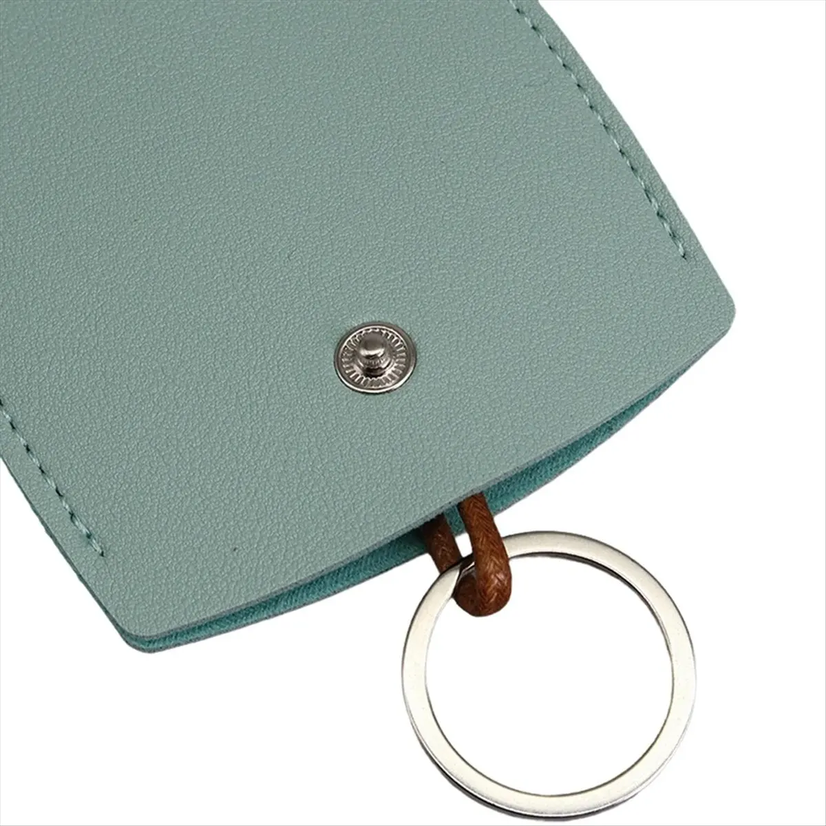 حافظة مفاتيح قابلة للسحب مكونة من 8 قطع من AAAL، حافظة مفاتيح سيارة لطيفة ذات سعة كبيرة، محافظ مفاتيح أنيقة من جلد البولي يوريثان