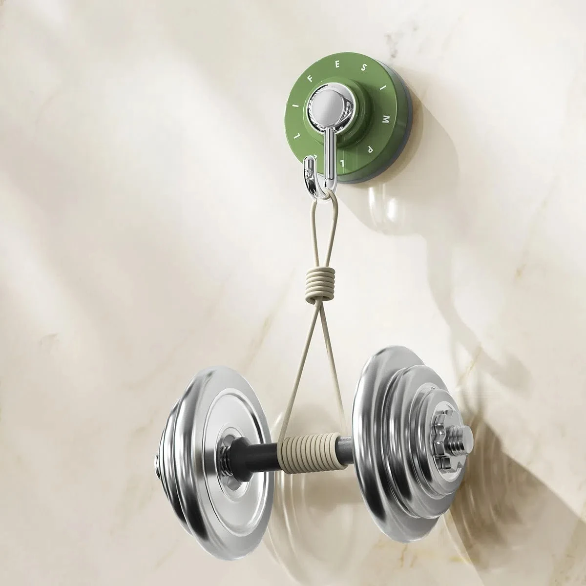 Bathroom Accessories Waterproof Rotating Suction Hooks for Bathroom Kitchen Strong Adhesive Wall Organize