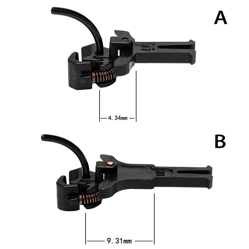 1:87 호 스케일 철도 기차 플라스틱 커플러 유럽 기차에 적합 2가지 크기 선택 DIY 모델 제작