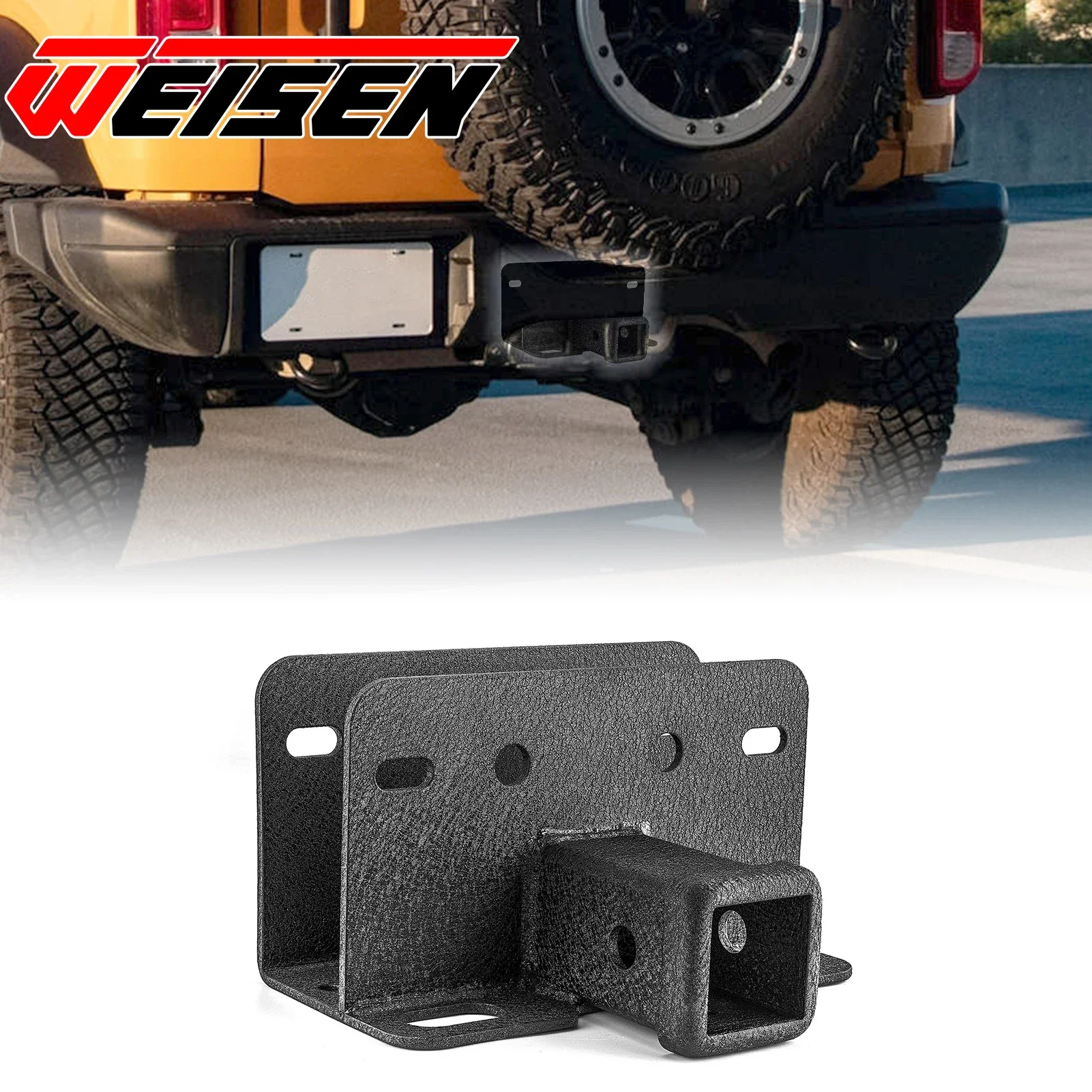 

Class III 2" RECEIVER HITCH Rear Receiver Hitch for 2021-2024 Ford Bronco 2/4 Door (NOT FIT BRONCO SPORT) Accessories