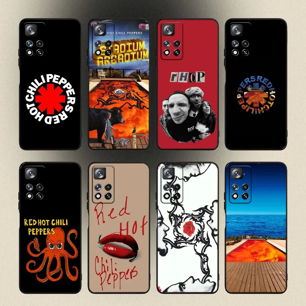 

R-Red Hot Chili P-PeppersS RHCP Phone Case For Samsung Galaxy A20,A21s,A22,A31,A32,A52,A53,A72,73,A80,A91 Soft Black Cover