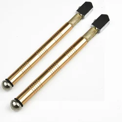 2PCS Glass Cutter  Head Steel Blade Cutting Tool Anti-skid Handle Length 175mm Glass Cutter For 5-12mm Glass For Home