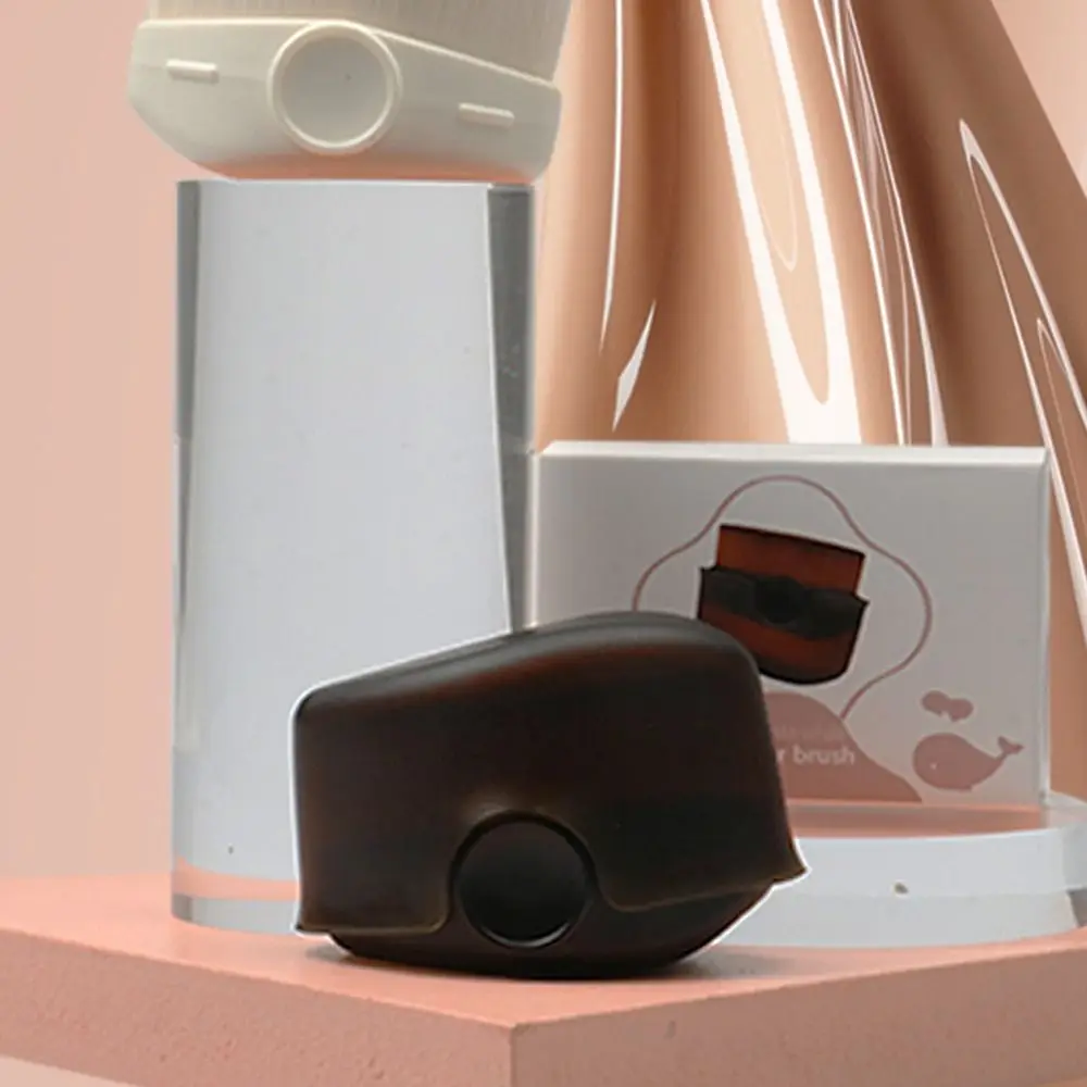 

Professional Liquid Foundation Brush Large Dense Bristles Kabuki Makeup Brush with Cover Blush Powder Contour Silhouette Brush