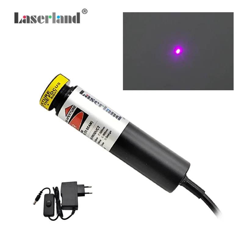 405nm 100mW 200mW Focusable Violet Blue Laser Dot Diode Module